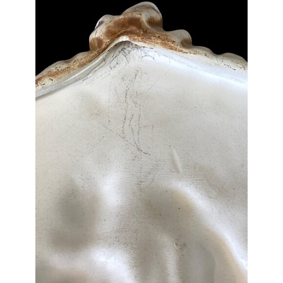 Romantic Bisque Ceramic Relief Plaques – Classical Pair with Cherub-Inspired Orn - Picture 6 of 14